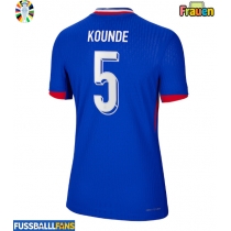 Frankreich Jules Kounde #5 Heimtrikot Frauen EM 2024 Kurzarm